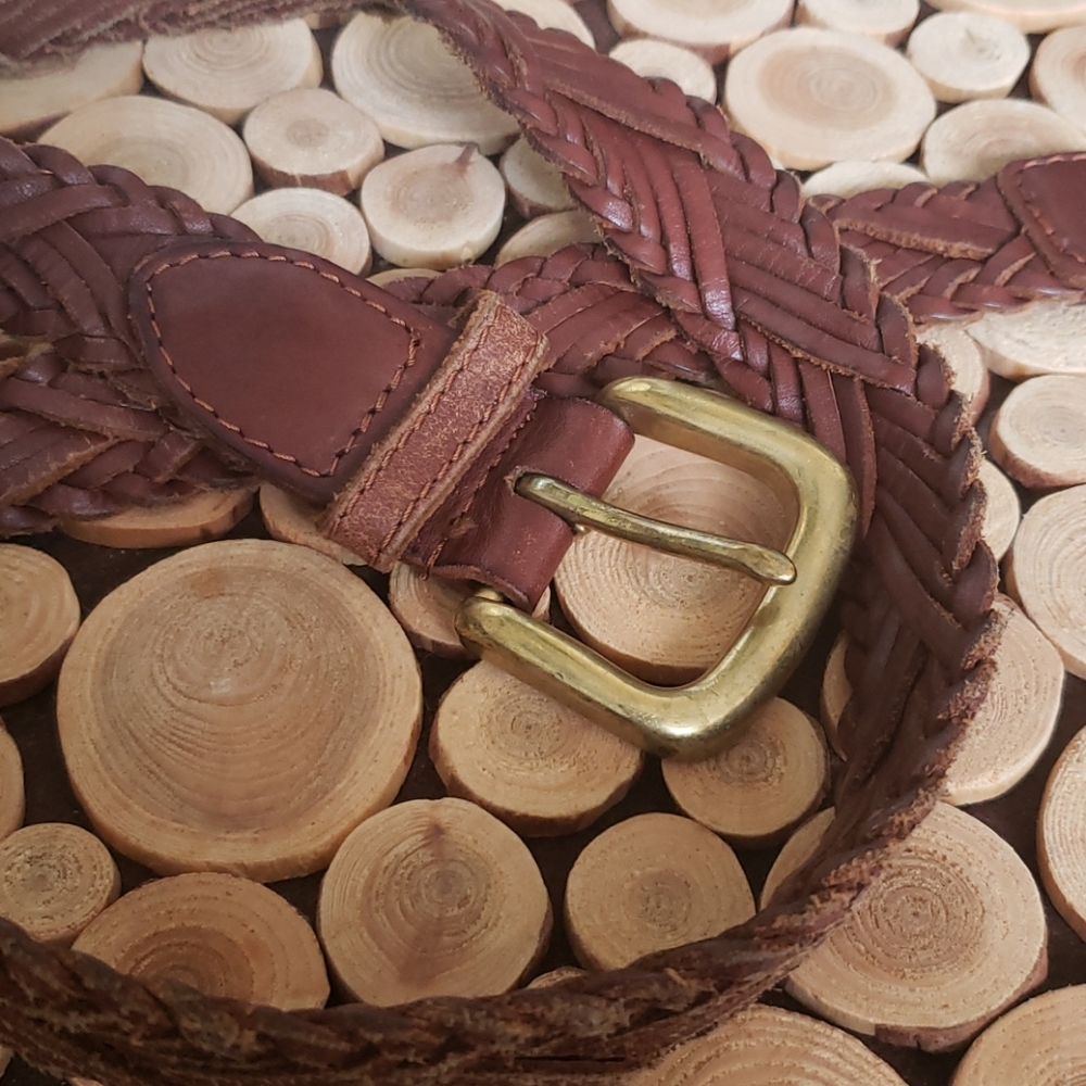 Leather belt